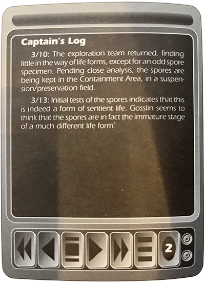Captains Log 2